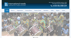 Desktop Screenshot of internationalneedsgh.org